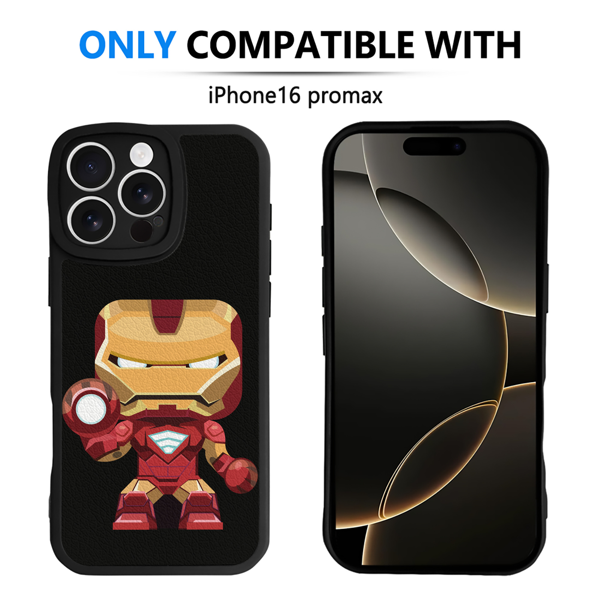 （画像用） アベンジャーズ The Avengers 【iPhone 16シリーズ対応】シリコンスマホケース（レザー調） 材質：シリコン